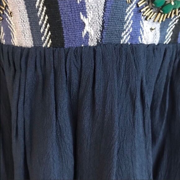 Tularosa Navy Open Back‎ Embellished Mini Dress XS - Picture 4 of 7